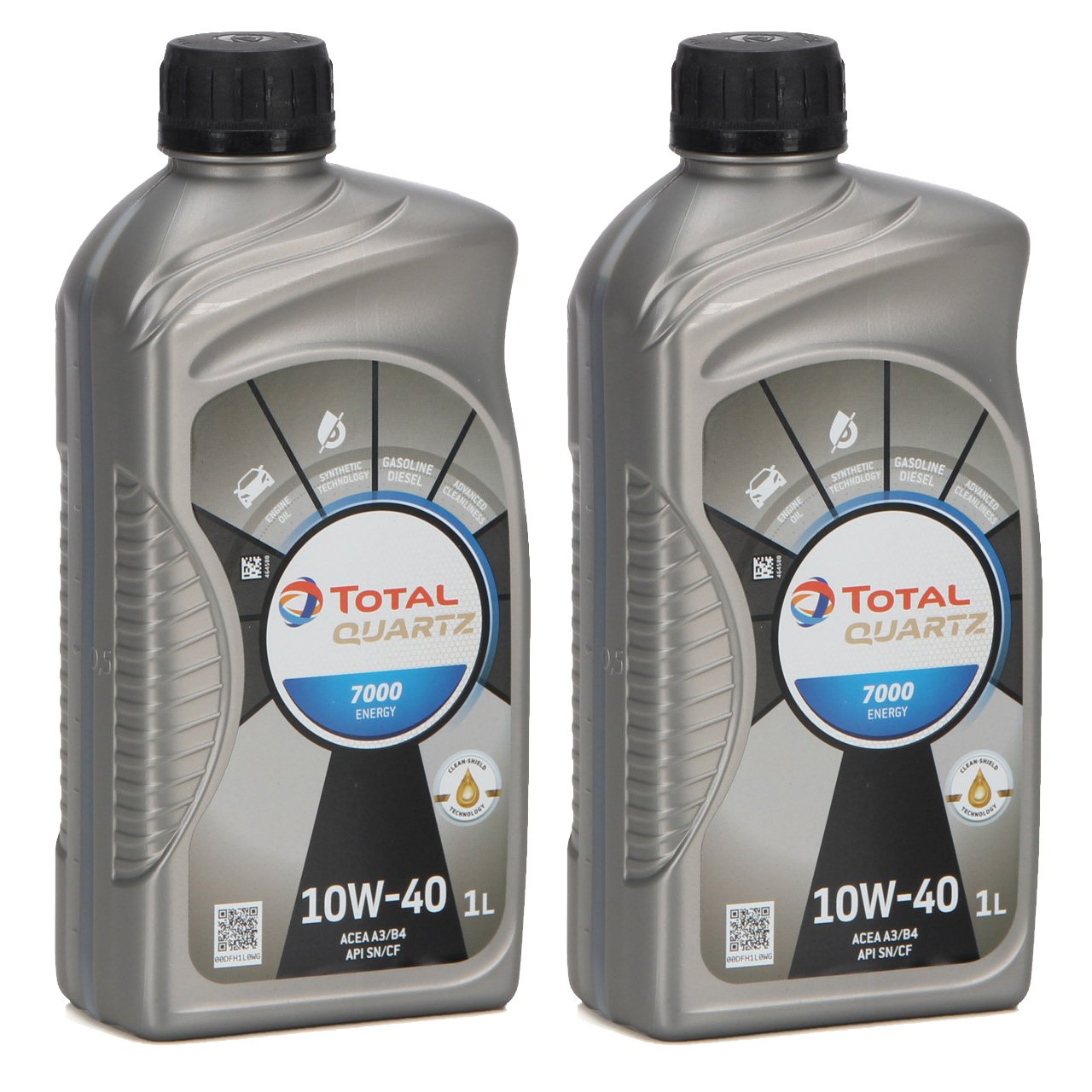 2L 2 Liter TOTAL QUARTZ 7000 ENERGY Motoröl Öl 10W-40 10W40 VW 501.01/505.00