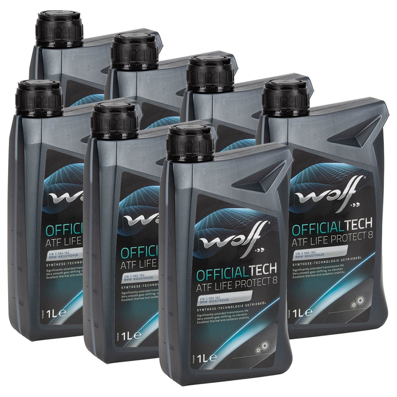 7L 7 Liter WOLF OFFICIALTECH ATF LIFE PROTECT 8 Automatikgetriebeöl für ZF 6/8/9-Gang