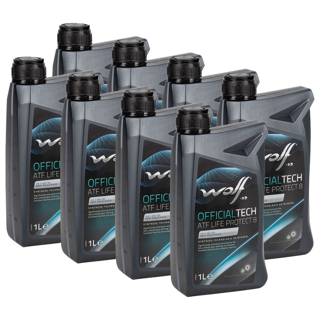 8L 8 Liter WOLF OFFICIALTECH ATF LIFE PROTECT 8 Automatikgetriebeöl für ZF 6/8/9-Gang