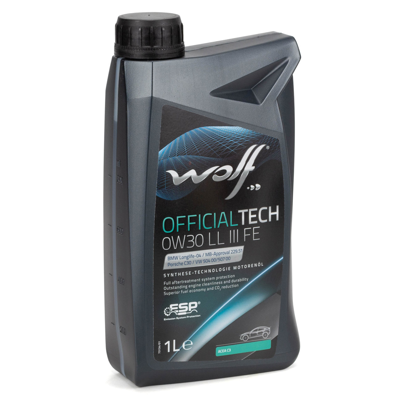 8L 8 Liter WOLF OFFICIALTECH 0W30 LL III FE Motoröl Öl BMW LL-04 MB 229.51 VW 504/507.00