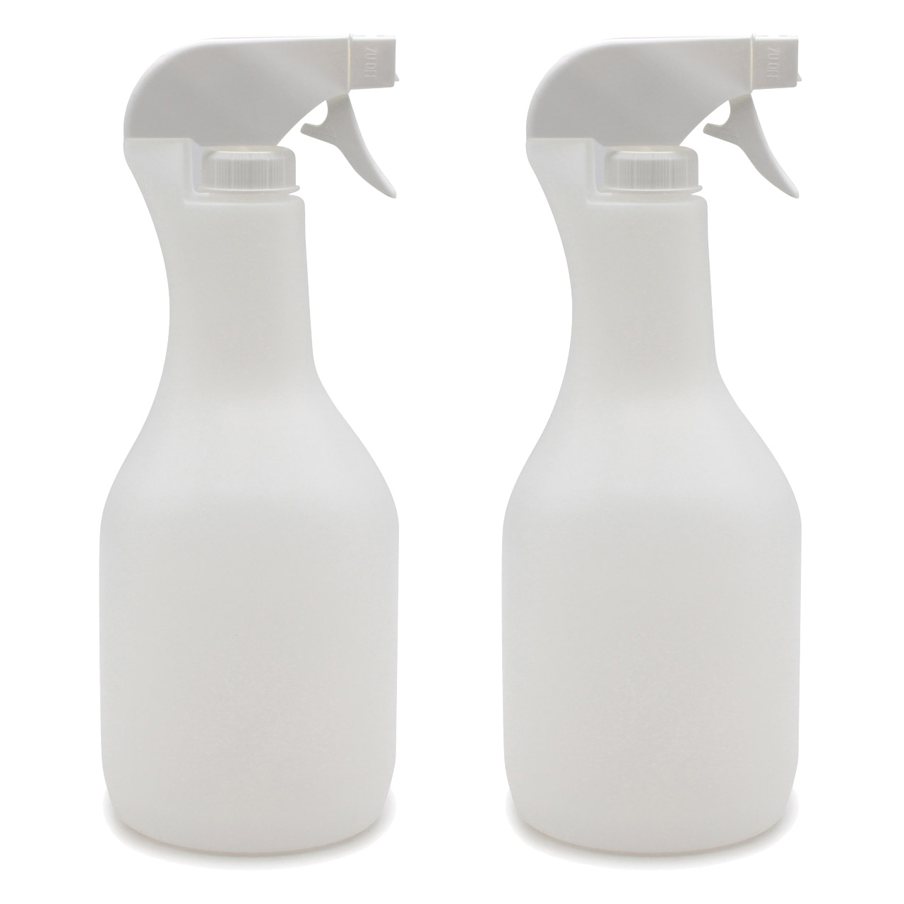 2x 1L Sprühflasche Pumpzerstäuber Pumpsprühflasche WEISS mit Sprühkopf UNBEFÜLLT