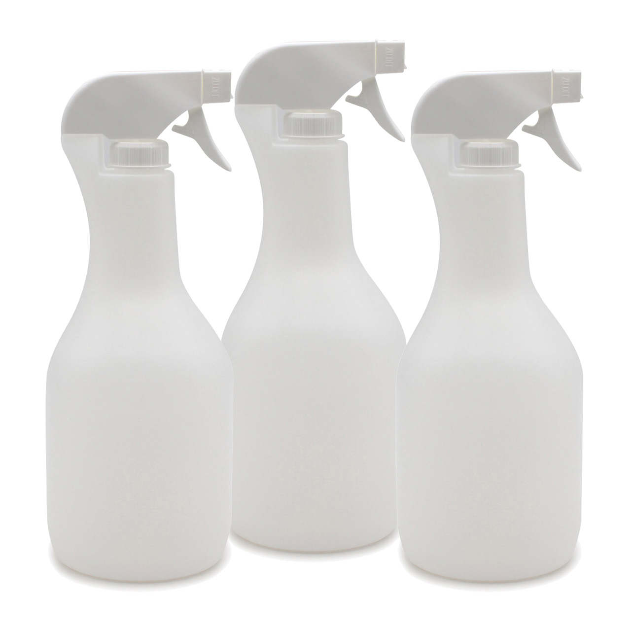 3x 1L Sprühflasche Pumpzerstäuber Pumpsprühflasche WEISS mit Sprühkopf UNBEFÜLLT