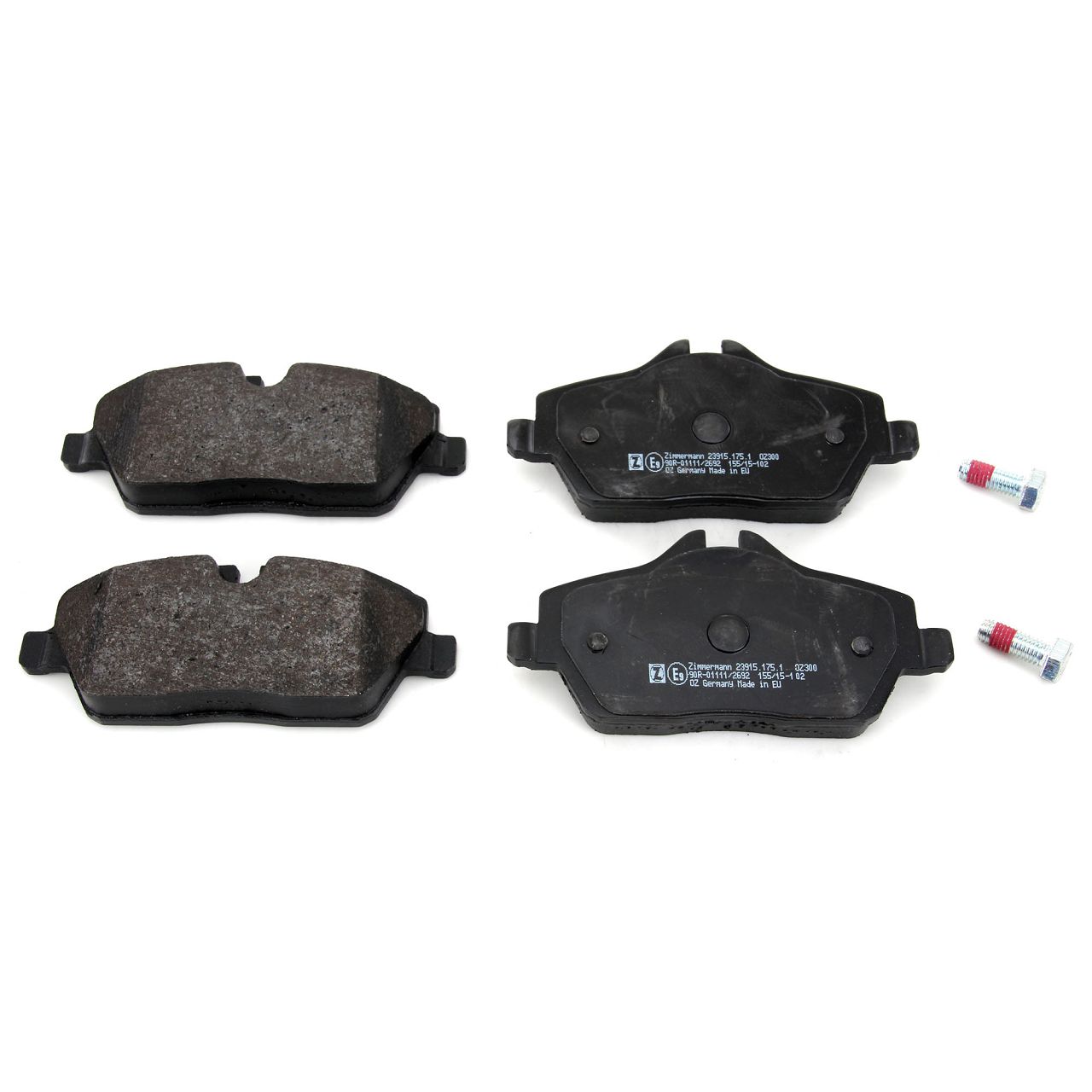 ZIMMERMANN Bremsscheiben + Beläge + Wako MINI R56 R57 R55 One / Cooper bis 08.2010 vorne