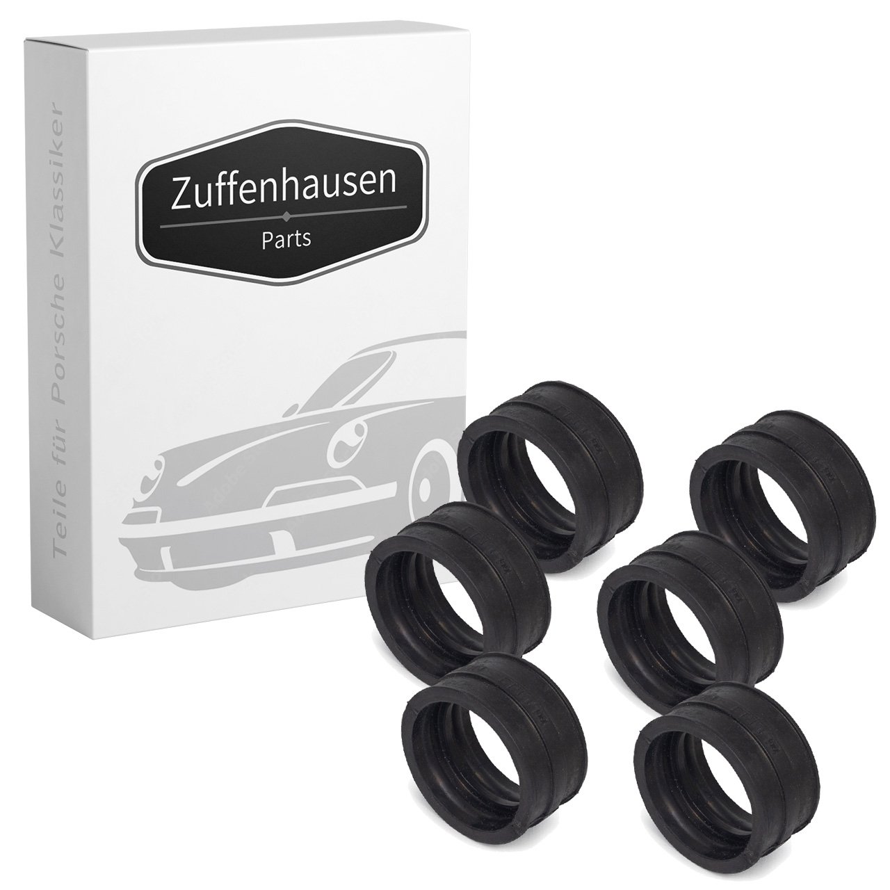 6x Verbindungsmuffe Ansaugstutzen für PORSCHE 964 3.6 Carrera 993 L-Jetronic 496411068703