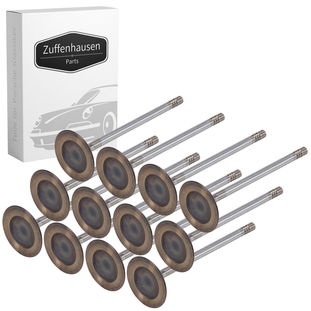 12x Einlassventil Ø 37,1mm für PORSCHE 996 3.4 Carrera Boxster (986 987) S 3.2 99610511155