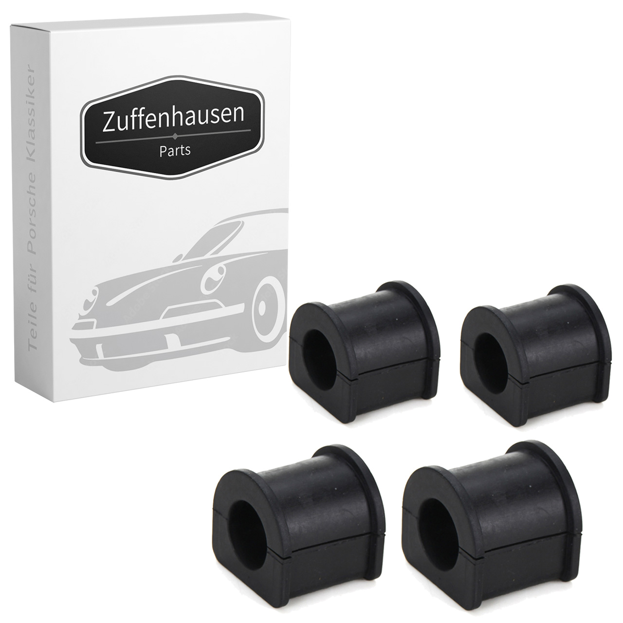 4x Stabilisatorlager 22mm für PORSCHE 911 3.2 Carrera + 3.3 Turbo vorne 91134388100