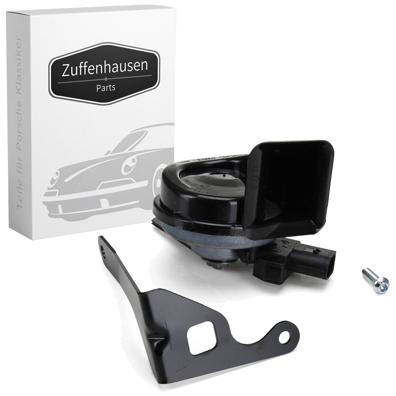 Fanfare Signalhorn Halter TIEFTON für PORSCHE Panamera (970) bis 2013 links 97063502101