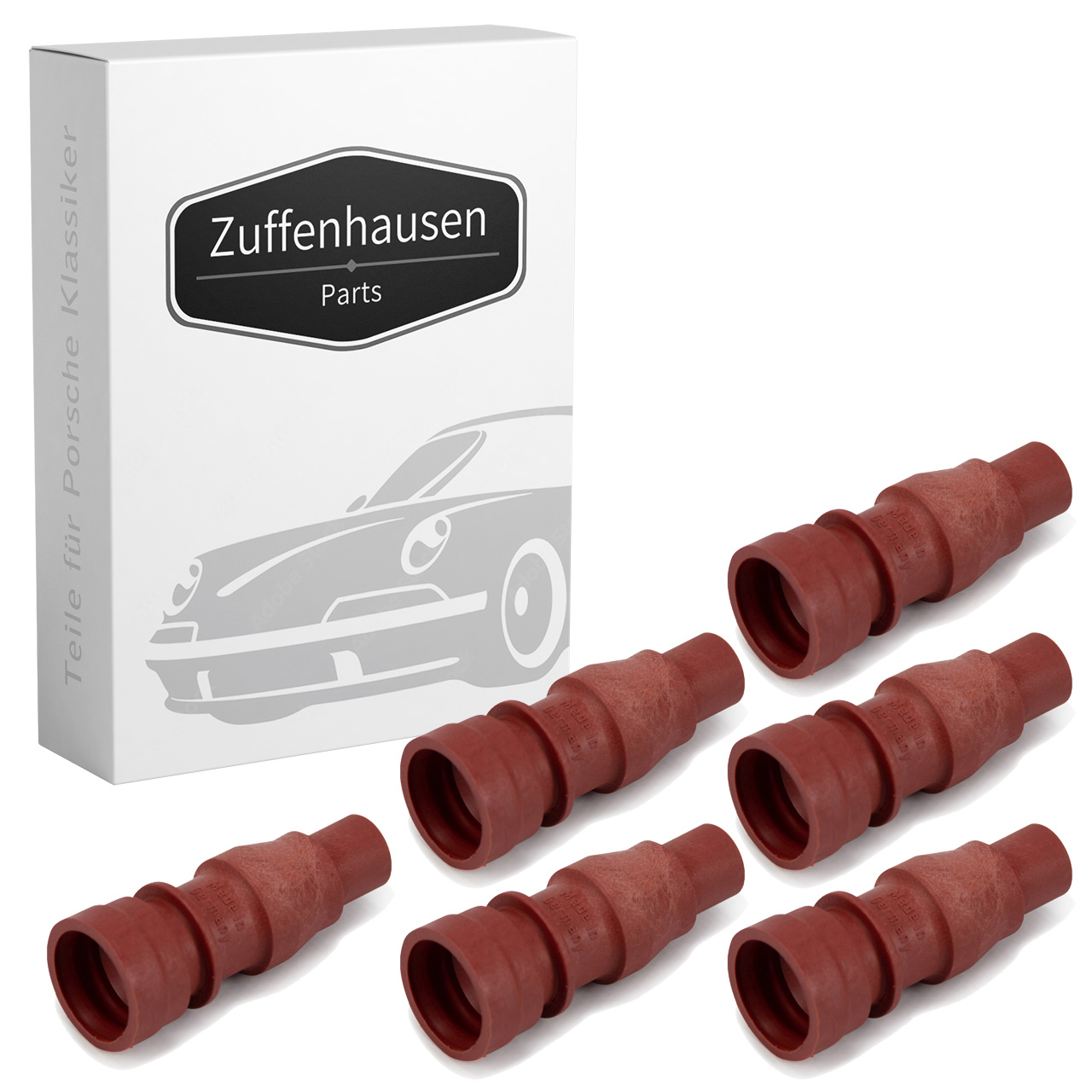 6x Hülse Einspritzventil für PORSCHE 911 2.7/3.0 Carrera / SC Turbo 91111088603