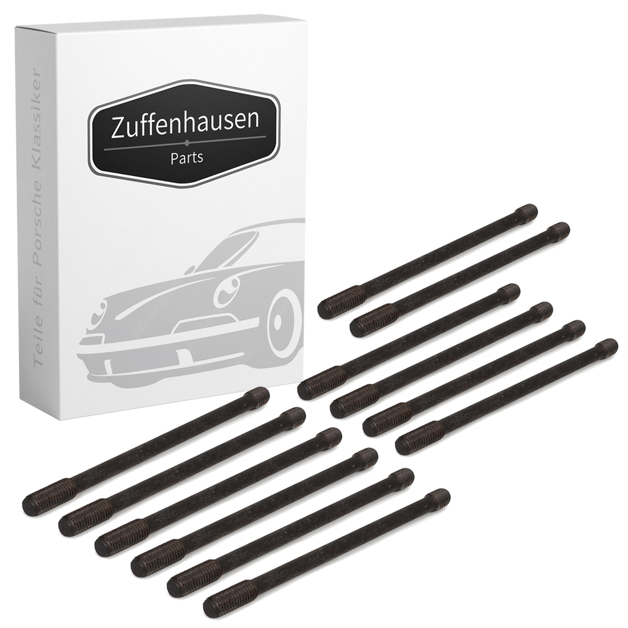 12x Stiftschraube Stehbolzen für PORSCHE 91110117200