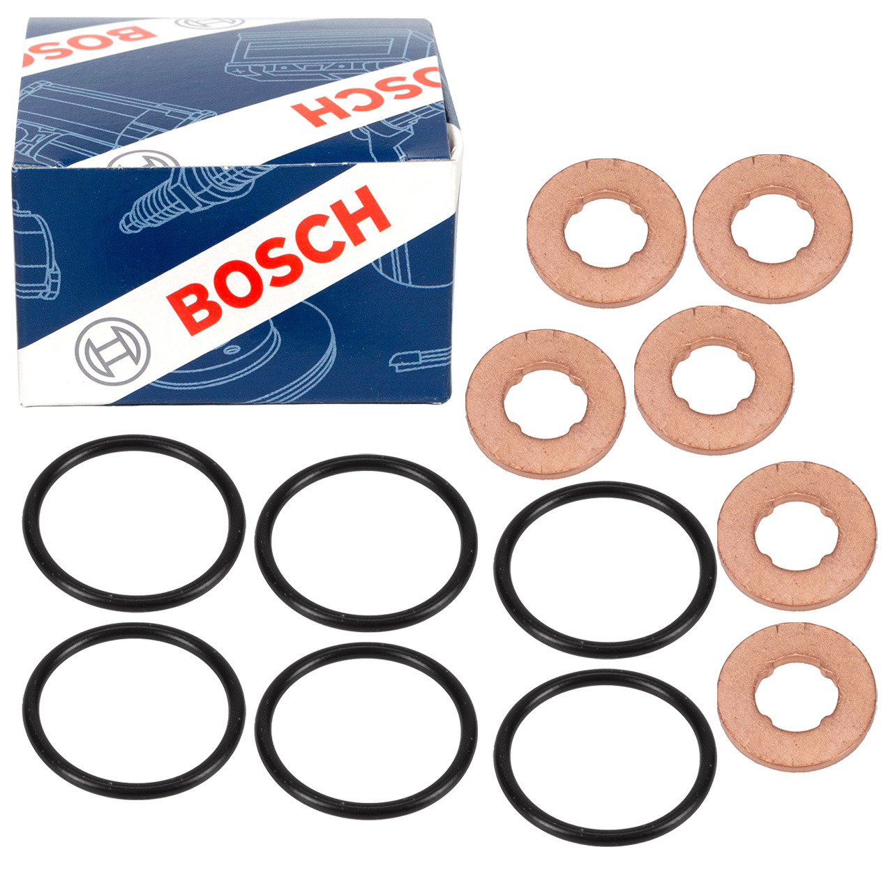 BOSCH O-Ring Dichtungssatz Einspritzdüse Injektor BMW E46 E90-93 E39 E60/61 X3 X5 X6 M57