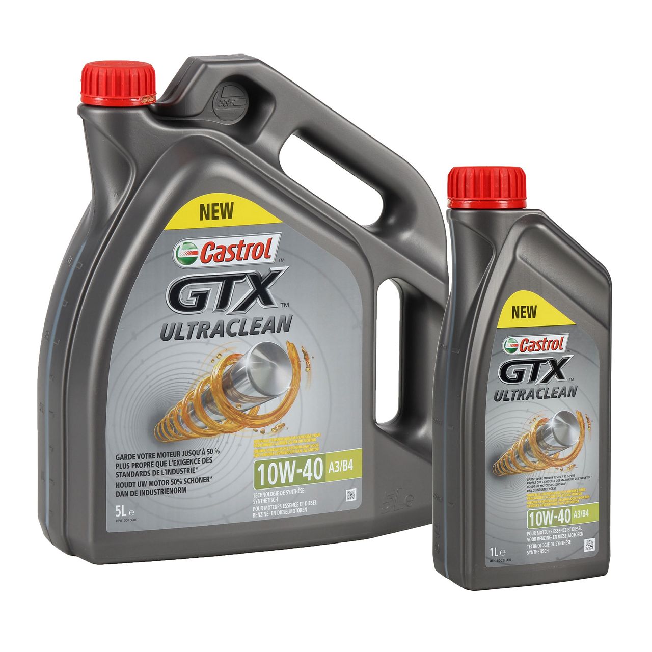 6L 6 Liter CASTROL GTX 10W-40 A3/B4 Motoröl Öl MB 226.5/229.3 RN0700/0710 VW 501.00/505.00