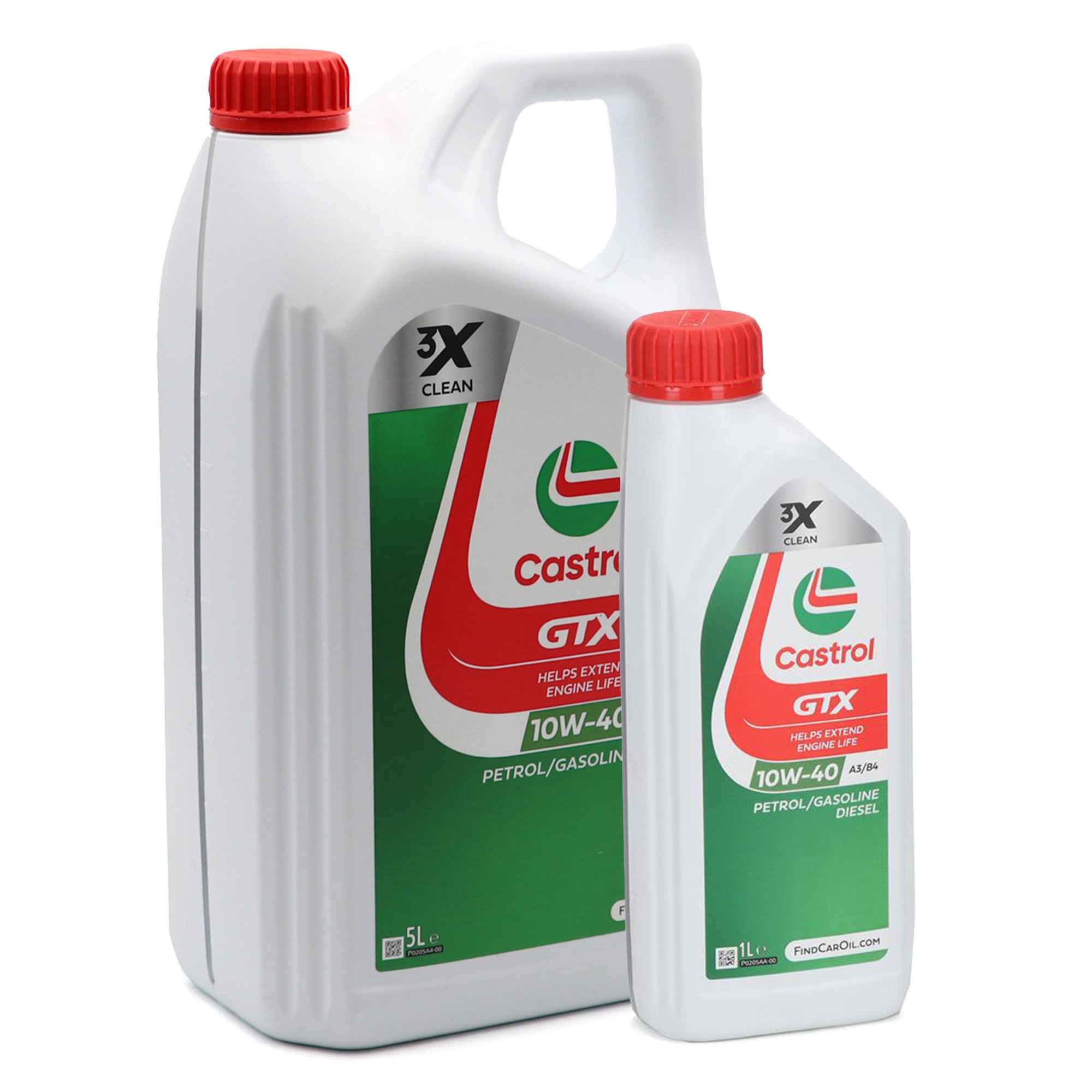 6L 6 Liter CASTROL GTX 10W-40 A3/B4 Motoröl Öl MB 226.5/229.3 RN0700/0710 VW 501.00/505.00