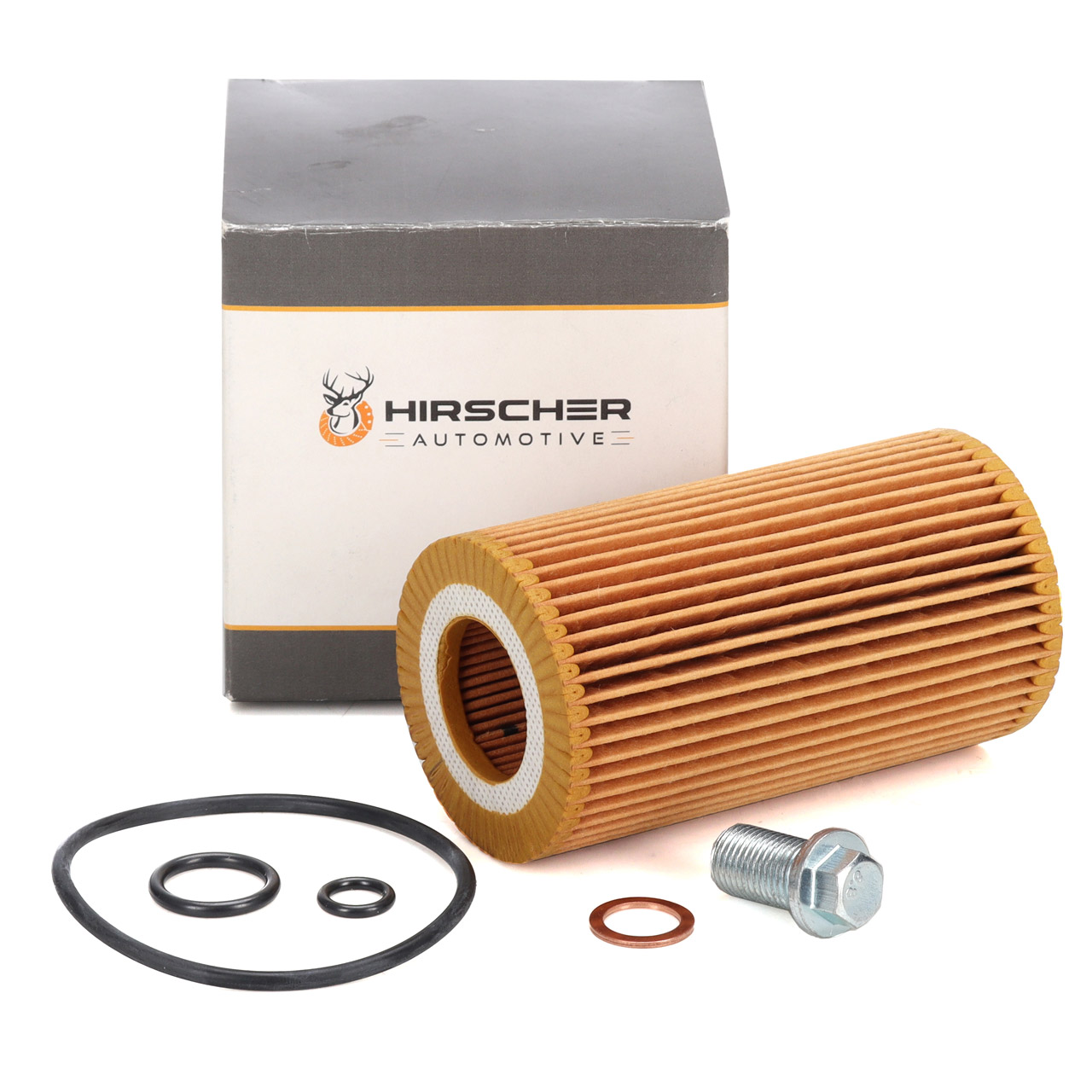 HIRSCHER Ölfilter + Schraube MERCEDES W202 W203 W204 W210 W211 W163 W463 Sprinter B901-906