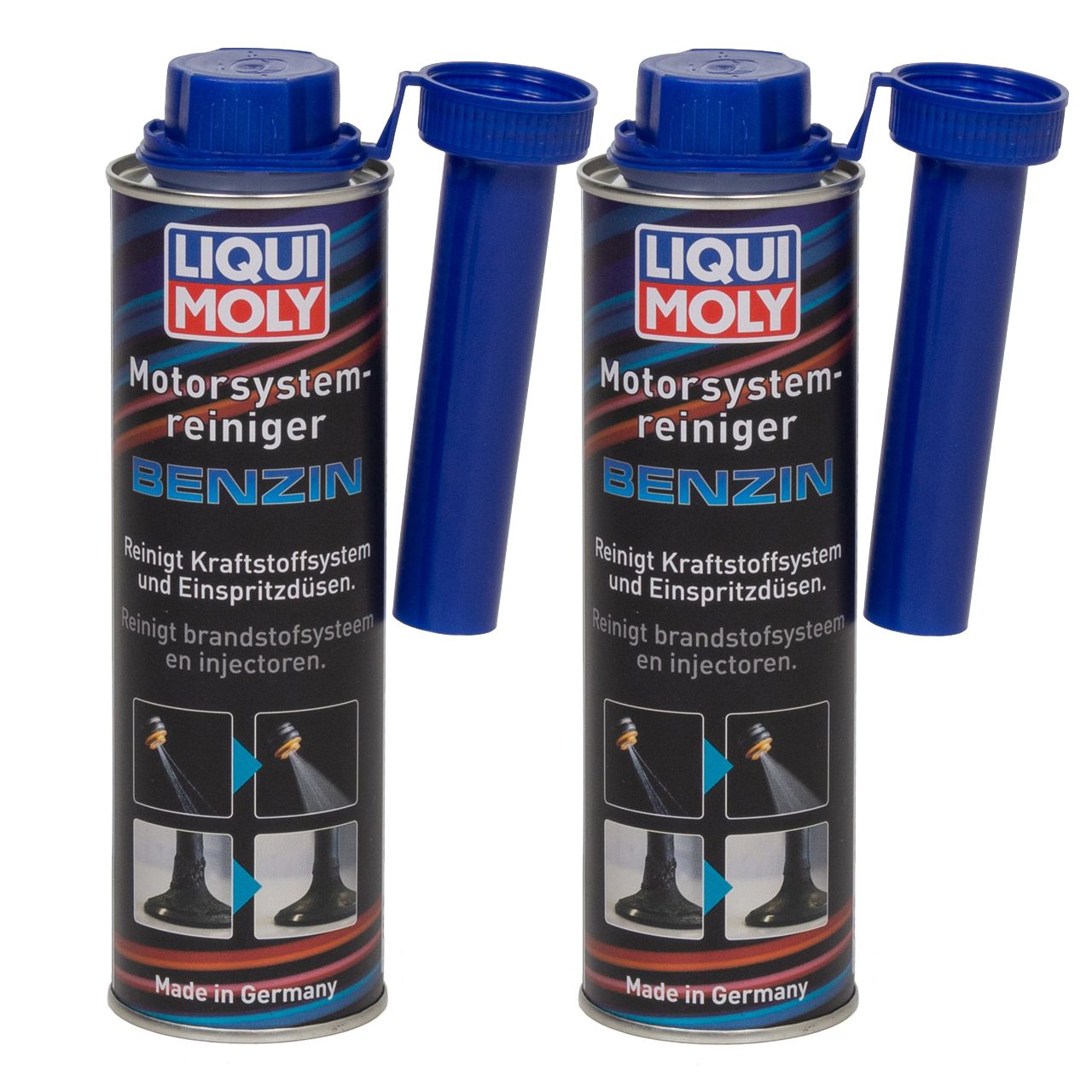 2x 300ml LIQUI MOLY 5129 Motorsystem Motor System Reiniger BENZIN Additiv