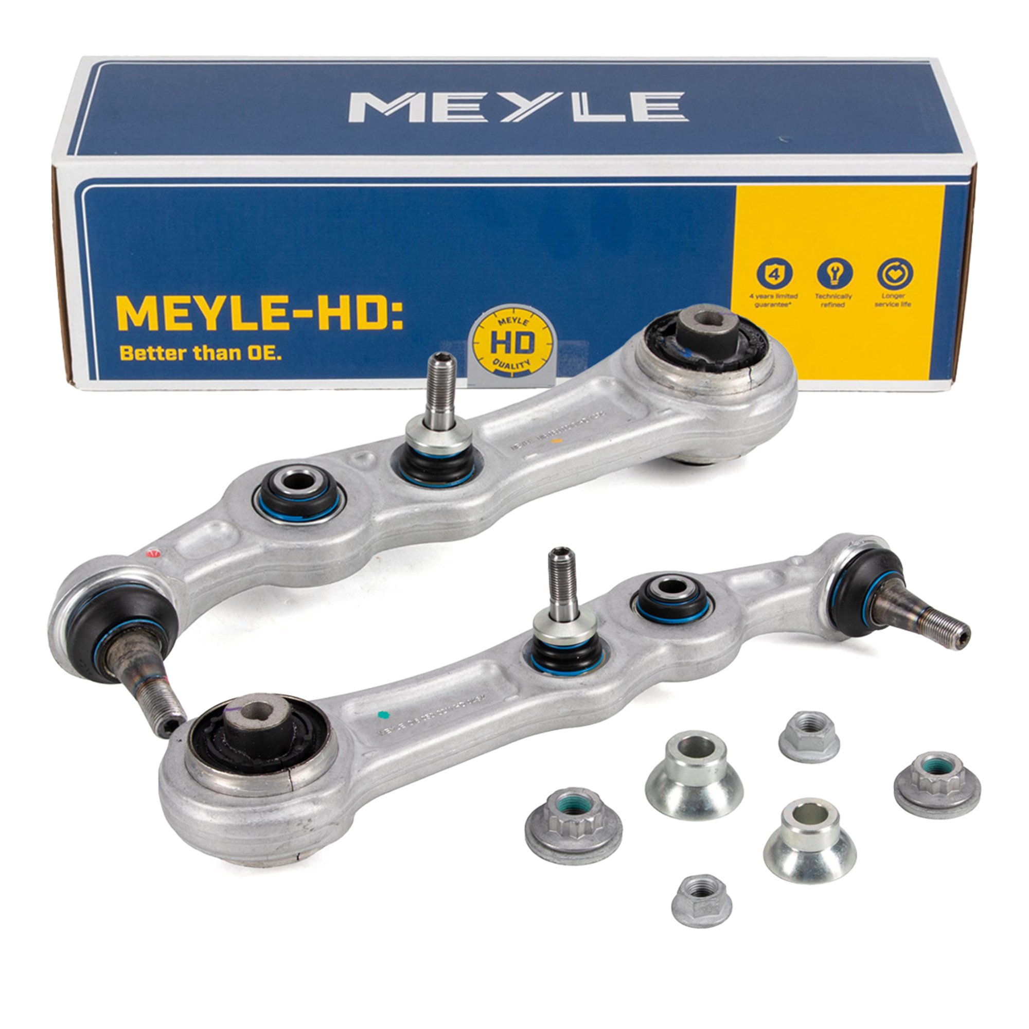 2x MEYLE HD VERSTÄRKT Querlenker MERCEDES W205 C257 W213 mit Airmatic DC Vorderachse mitte