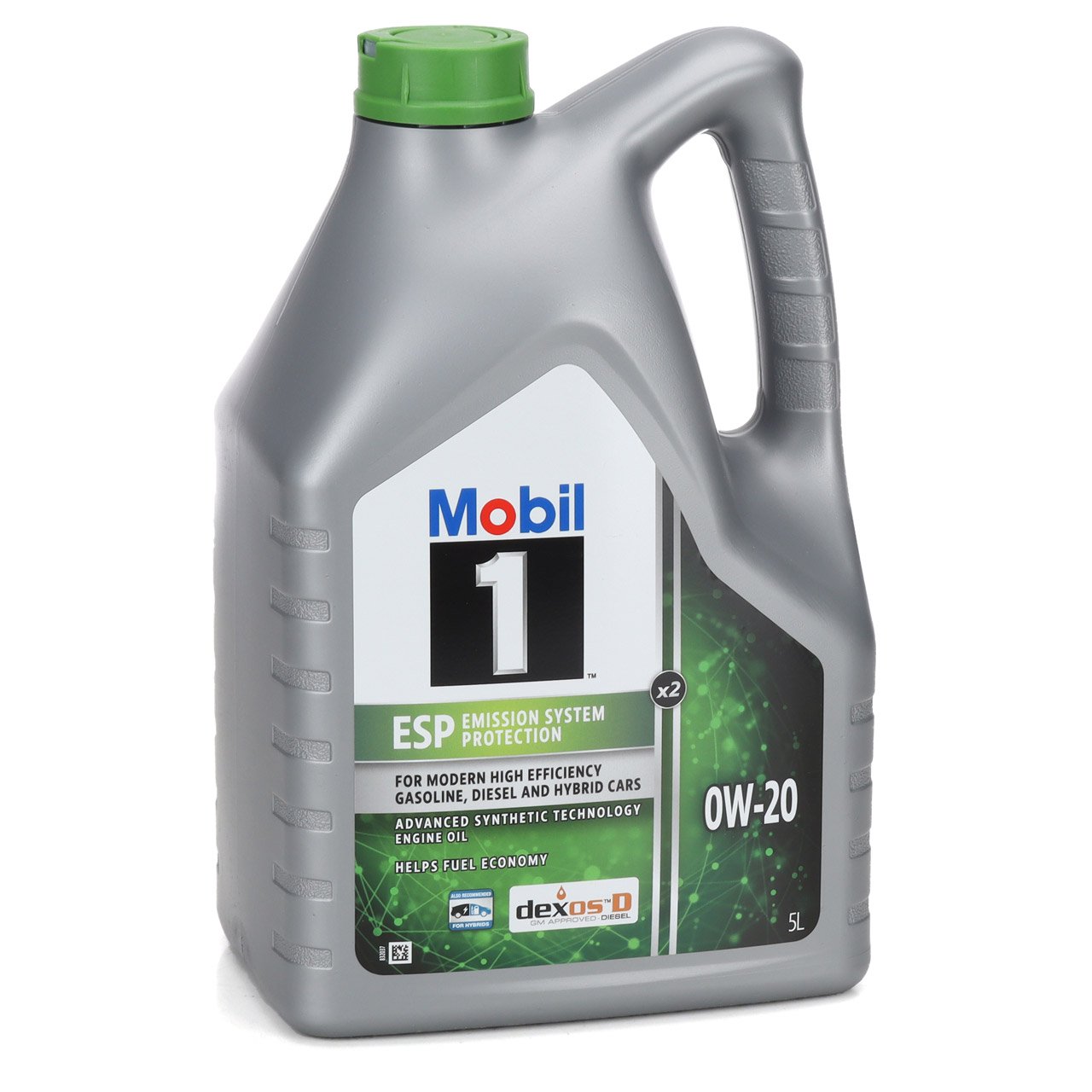 5L 5 Liter Mobil 1 ESP X2 0W-20 Motoröl Öl dexosD PORSCHE C20 VW 508/509.00 MB 229.71