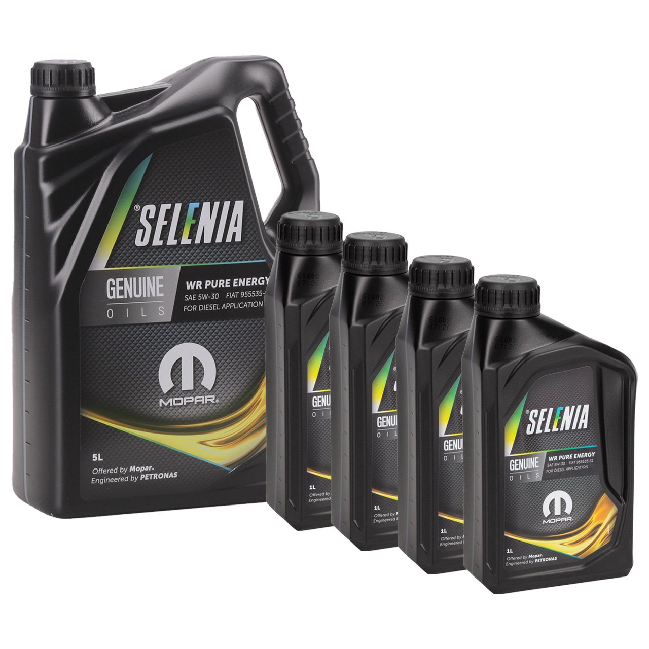 9L 9 Liter PETRONAS SELENIA WR PURE ENERGY 5W-30 Motoröl ACEA C3 MOPAR FIAT 9.55535-S1