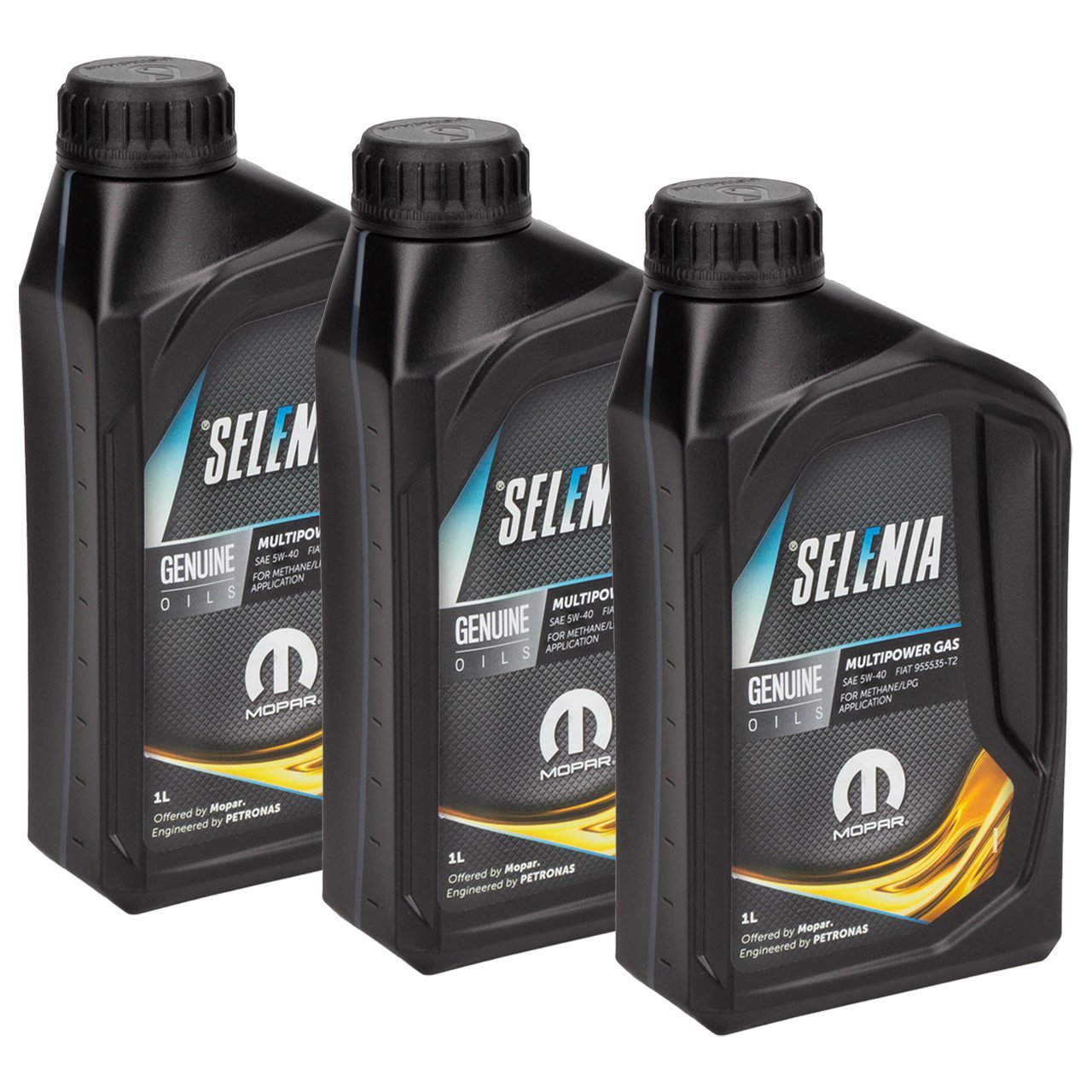 3L 3 Liter PETRONAS SELENIA MULTIPOWER GAS 5W-40 Motoröl ACEA C3 MOPAR FIAT 9.55535-T2