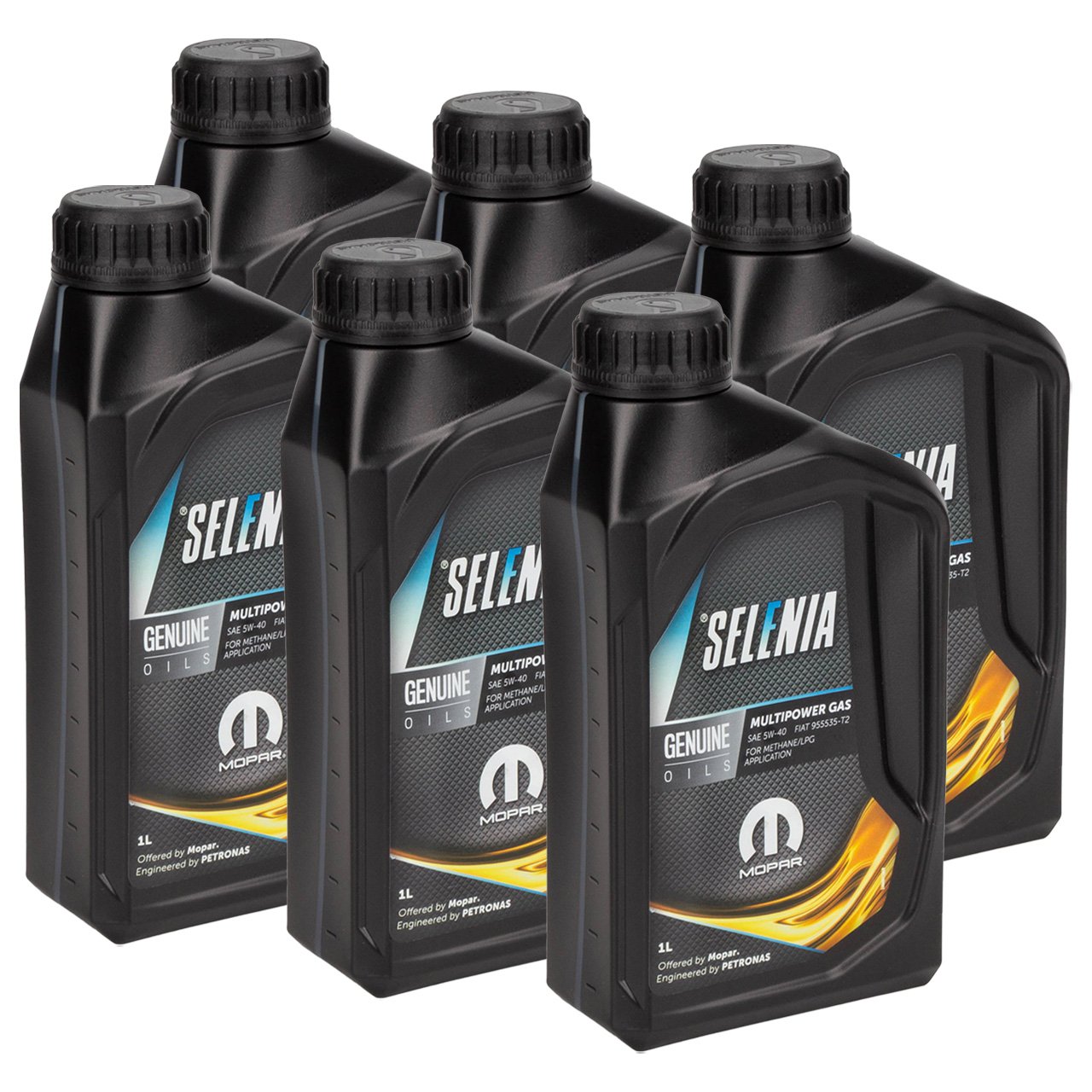 6L 6 Liter PETRONAS SELENIA MULTIPOWER GAS 5W-40 Motoröl ACEA C3 MOPAR FIAT 9.55535-T2