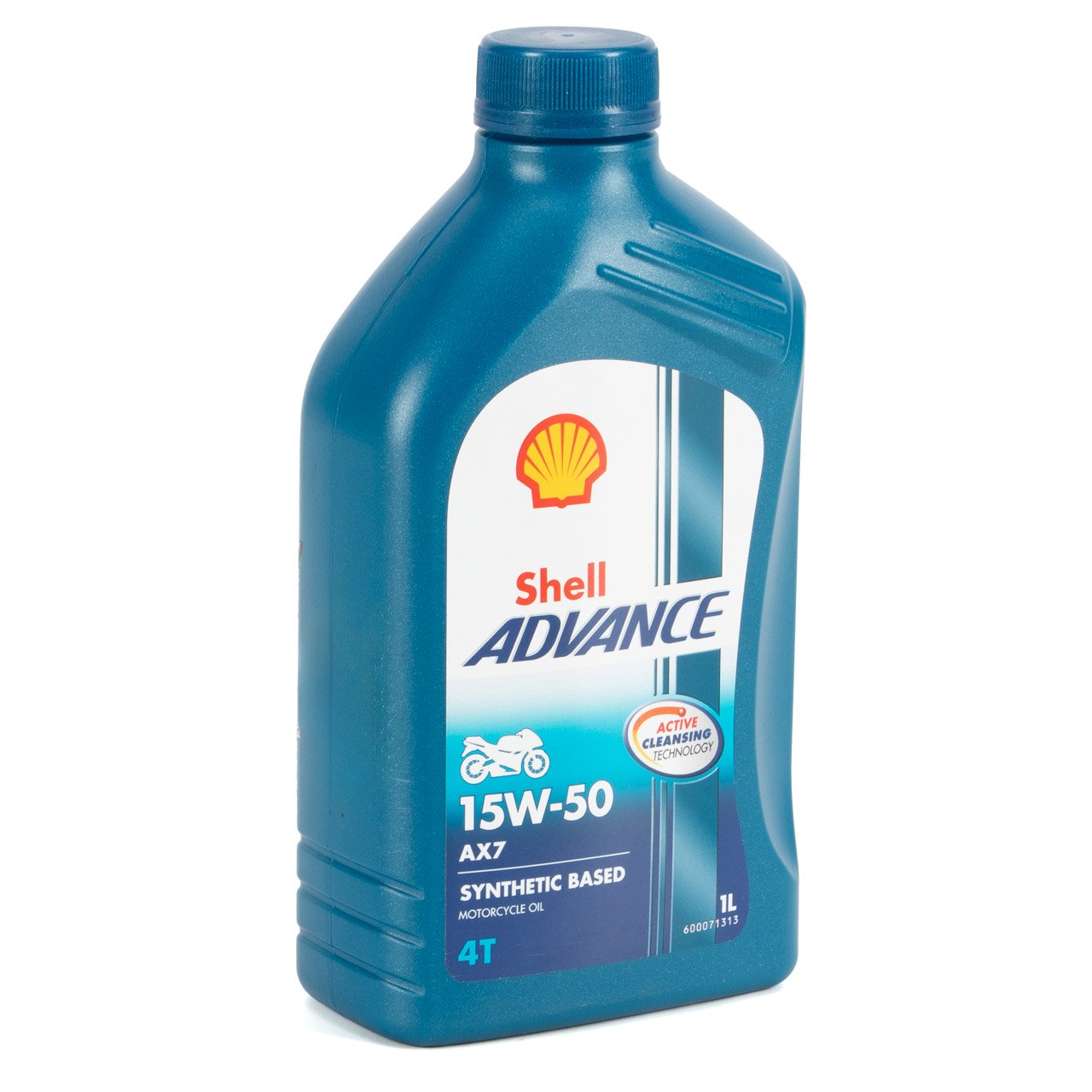 1L SHELL ADVANCE 4T AX7 15W-50 4-TAKT Motorrad Motoröl API SM JASO MA2