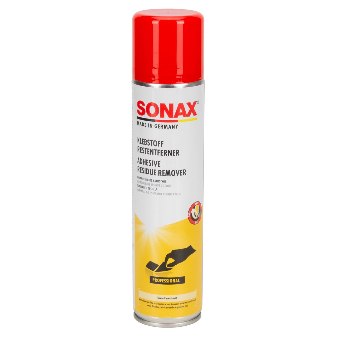 SONAX 04774000 Klebstoffentferner Klebstoffresteentferner Etikettenlöser Spray 400ml