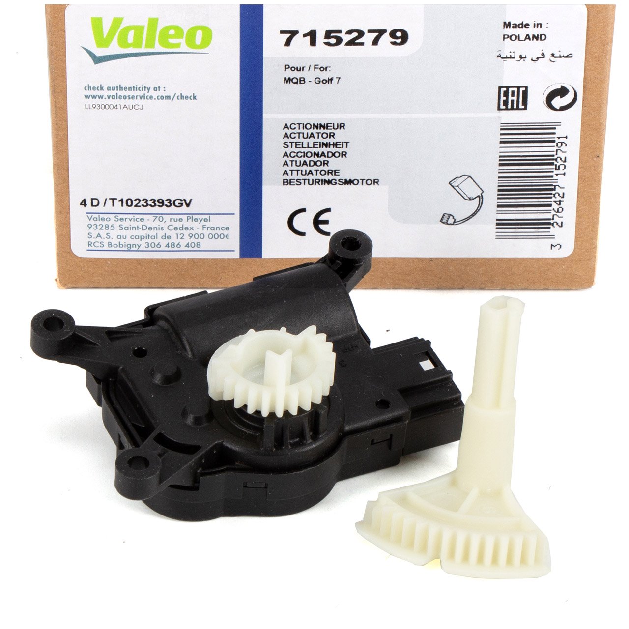 VALEO 715279 Stellelement Mischklappe VW Golf 7 Passat B8 AUDI A3 8V 8Y Leon 3 Octavia 3 4