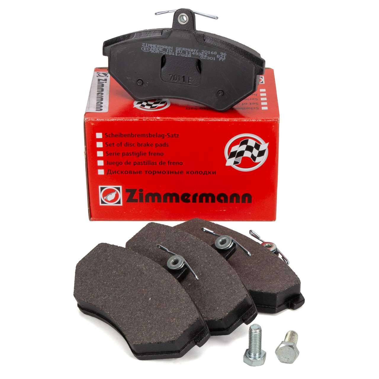 ZIMMERMANN Bremsbeläge VW Golf 2 3 Jetta 2 Passat B2 B3/B4 Scirocco Vento Ibiza 2 vorne