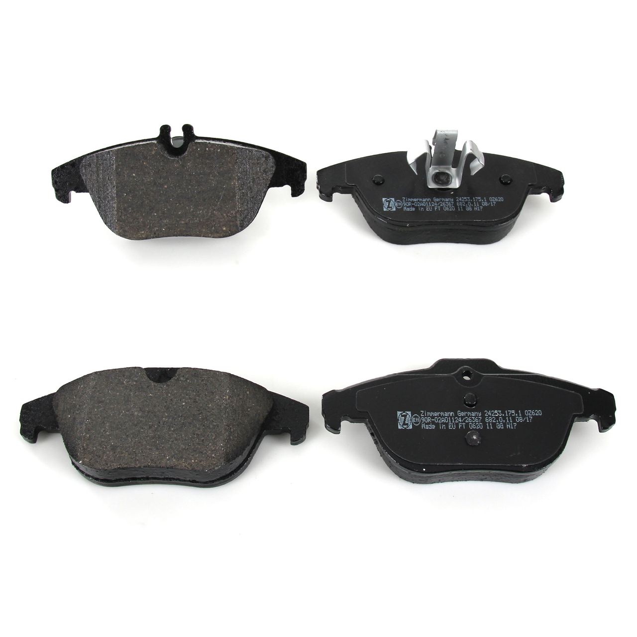 Zimmermann SPORT Bremsscheiben + Beläge + Wako MERCEDES W204 S204 C204 A207 C207 hinten