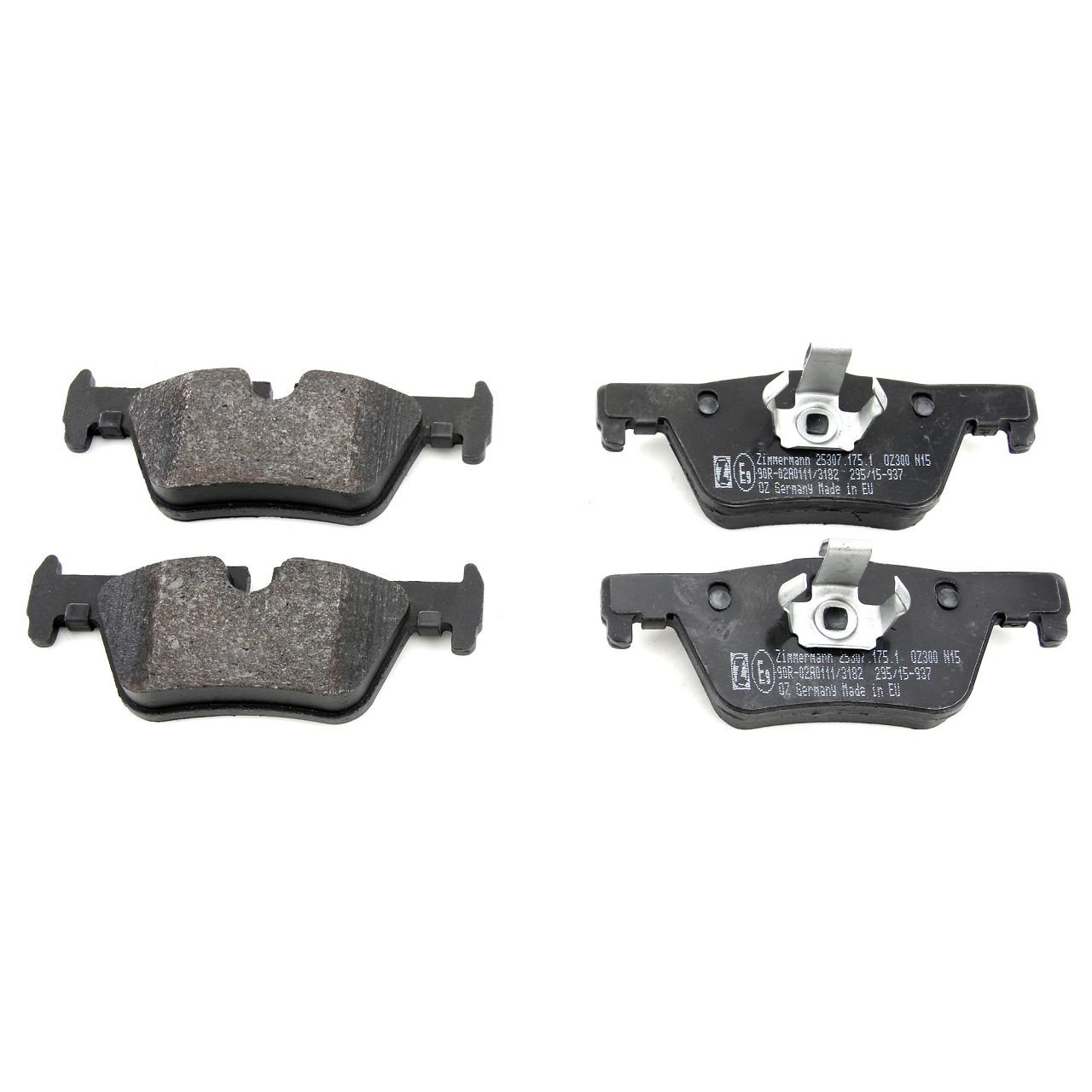 ZIMMERMANN Bremsscheiben + Bremsbeläge + Wako BMW 3er F30-34 4er F32-36 hinten