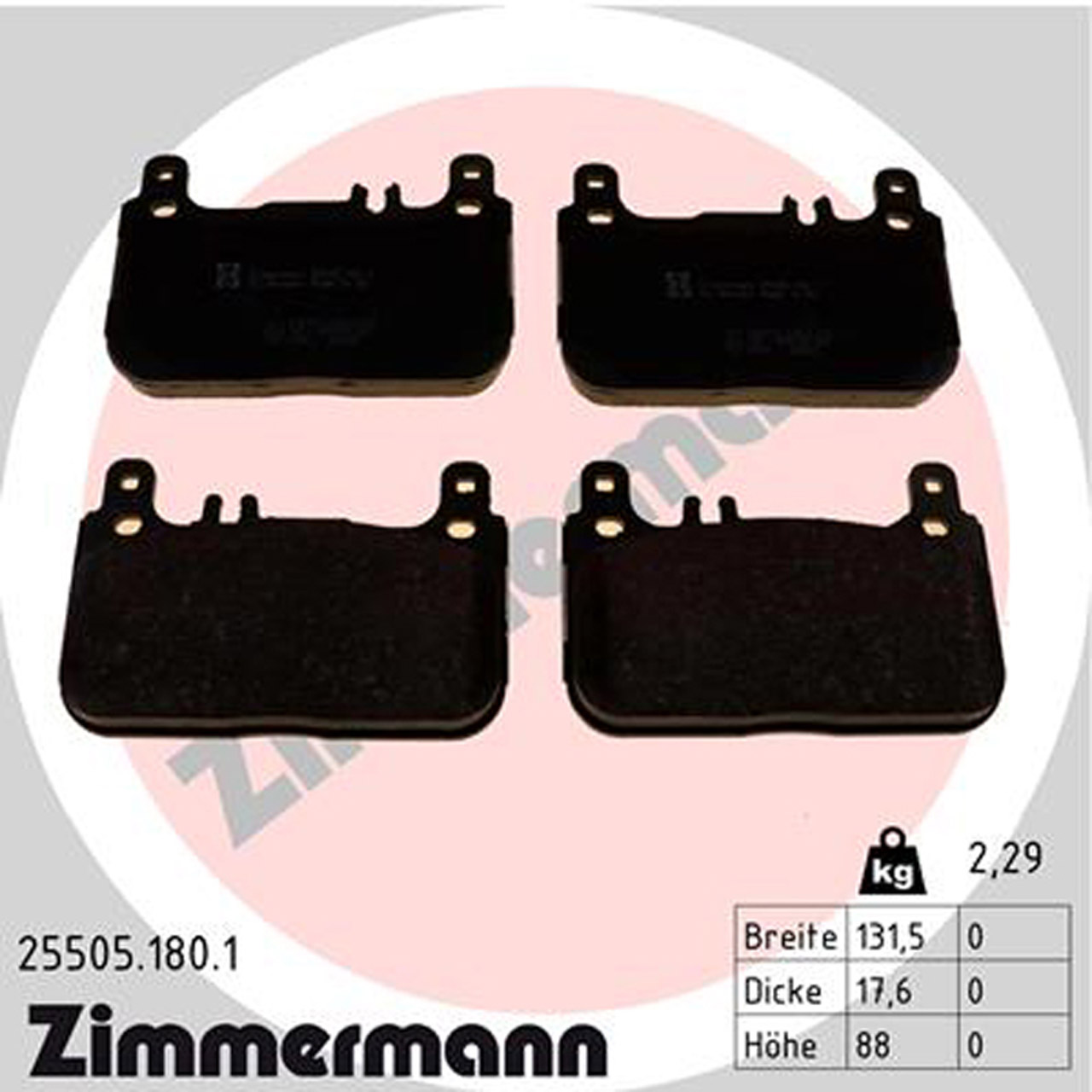 Zimmermann FORMULA S Bremsscheiben Beläge Sensor MERCEDES W222 S300 BlueTEC Hybrid/h vorne