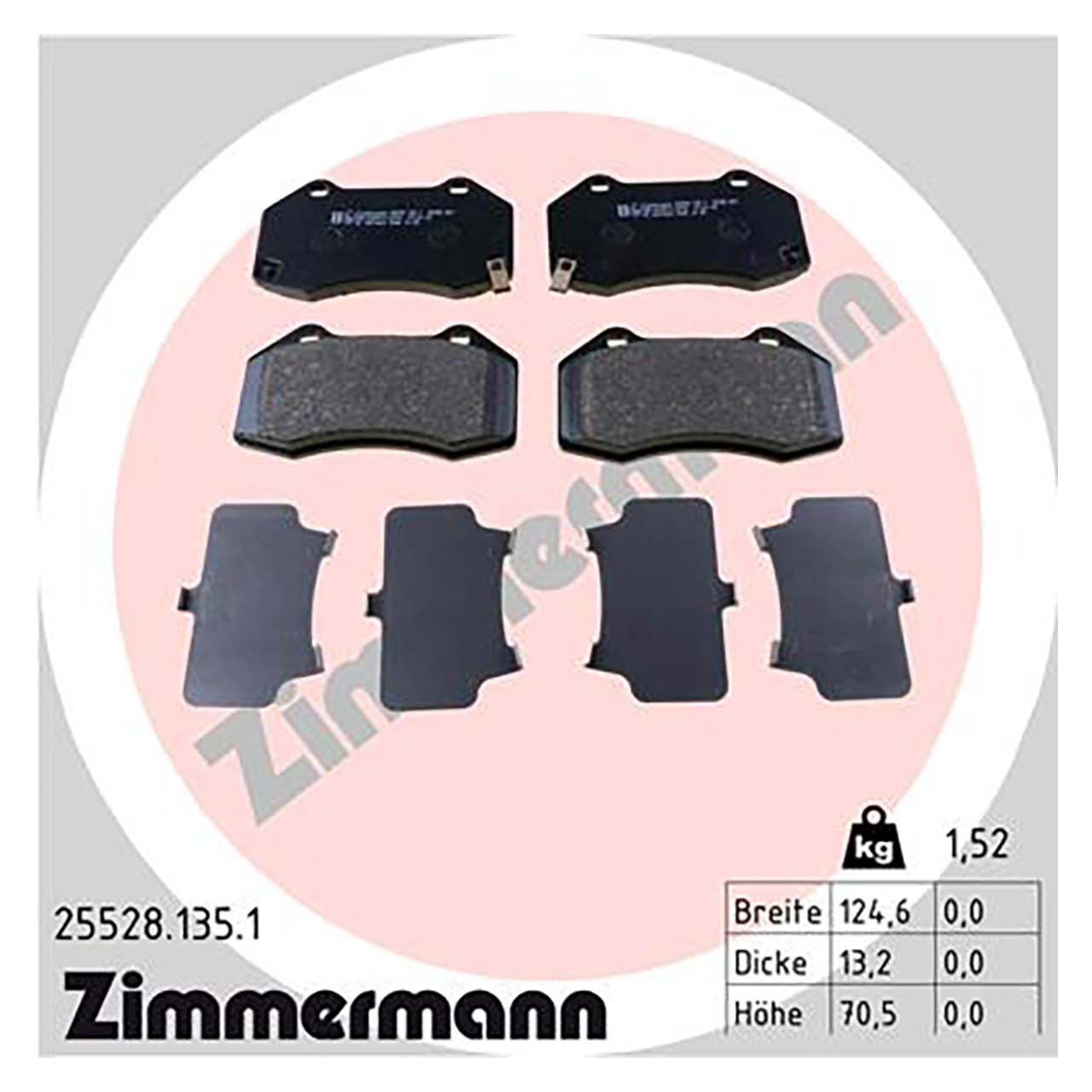 ZIMMERMANN Bremsscheiben + Bremsbeläge MAZDA MX-5 IV (ND) ABARTH 124 Spider (348) vorne