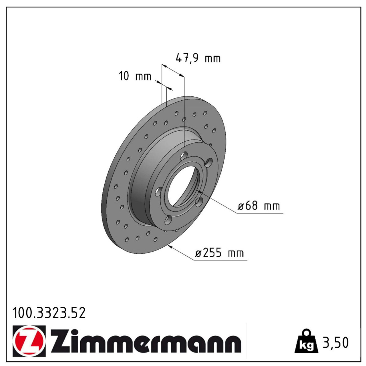 Zimmermann SPORT Bremsscheiben + Beläge AUDI A6 Avant / Allroad C5 2.5 TDI PR-0N6 hinten