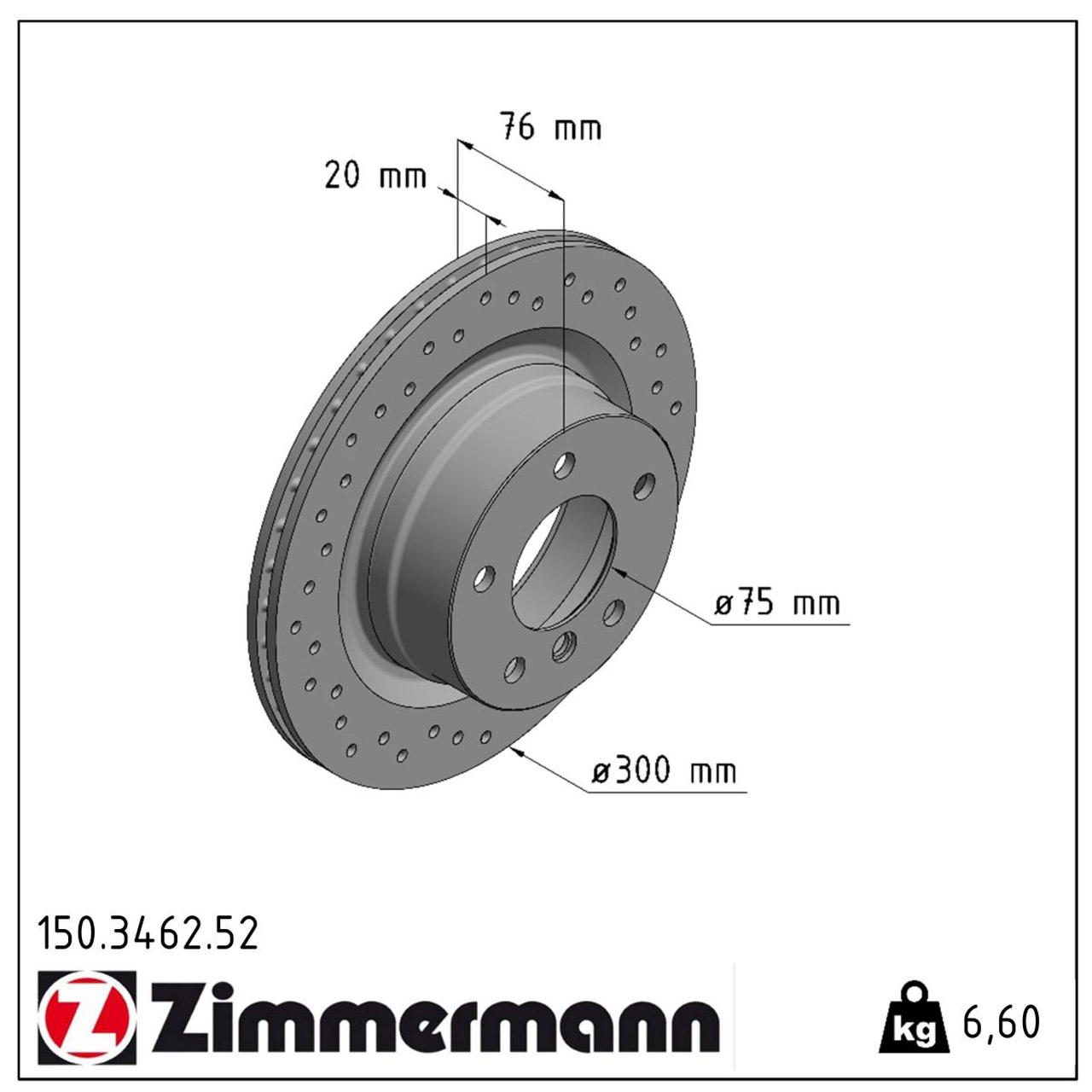 Zimmermann SPORT Bremsscheiben + Beläge Wako BMW E82 E88 118-125i bis 02.2010 hinten