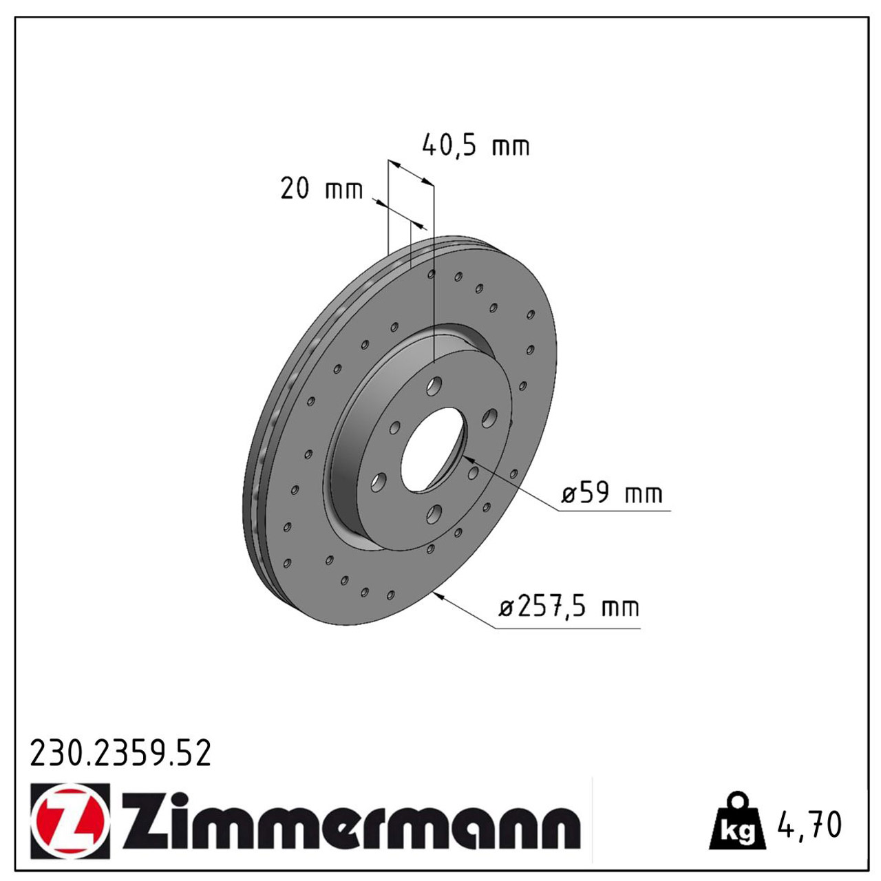 Zimmermann SPORT Bremsscheiben + Beläge + Wako FIAT Punto (176_) 1.4 GT Turbo vorne