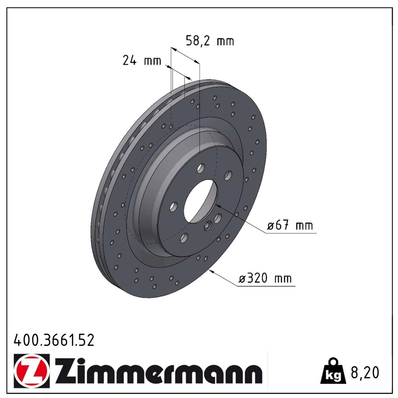 Zimmermann SPORT Bremsscheiben + Bremsbeläge + Wako MERCEDES S-Klasse W221 C216 hinten