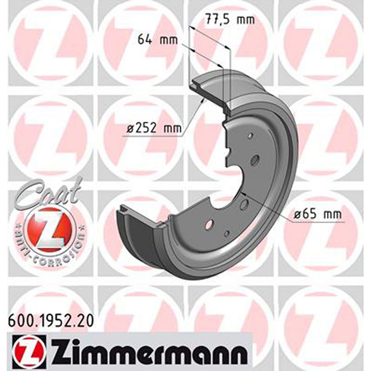 ZIMMERMANN Bremstrommeln + Bremsbacken VW Transporter Bulli T3 hinten