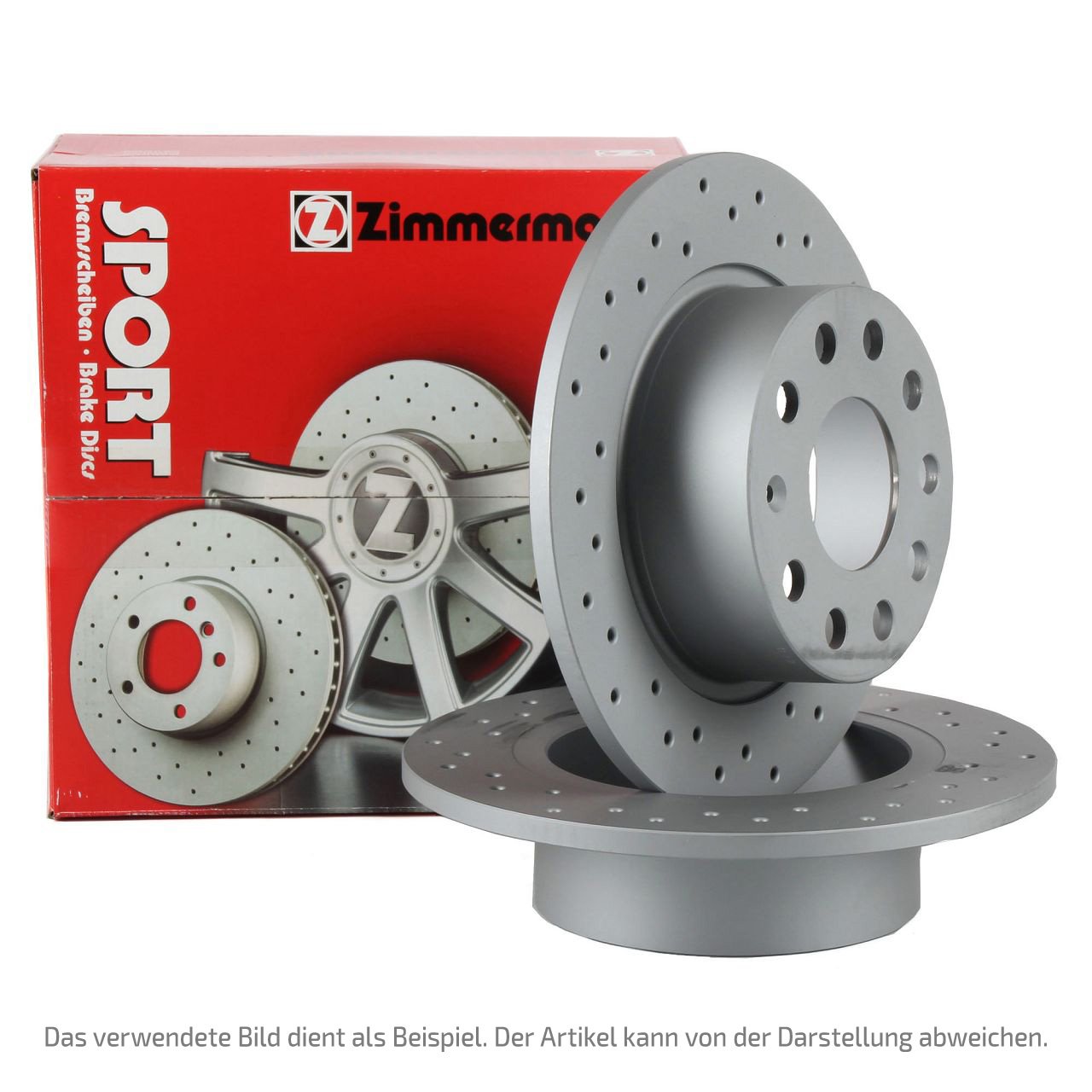 Zimmermann SPORT Bremsscheiben Satz HONDA Accord 8 (CU CW) mit Automatikgetriebe hinten