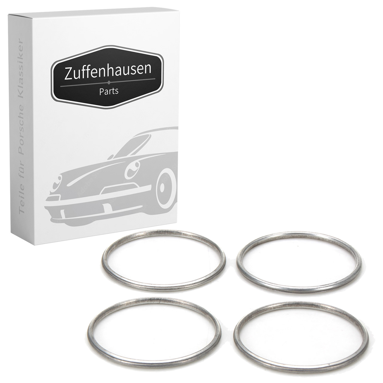 4x Auspuffdichtung Dichtung Abgasrohr für PORSCHE 944 2.5 Turbo 220/250 PS 94411120504