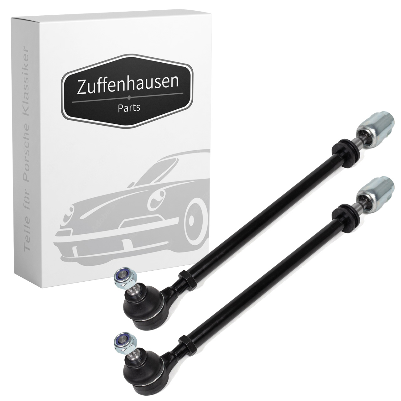 2x Spurstange + Spurstangenkopf für PORSCHE 924 944 ohne Servolenkung vorne 94434703307