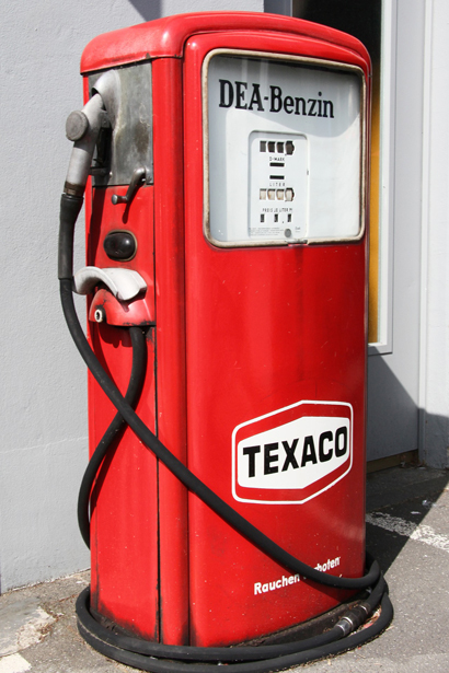 Historic petrol pump from Hockenheimring