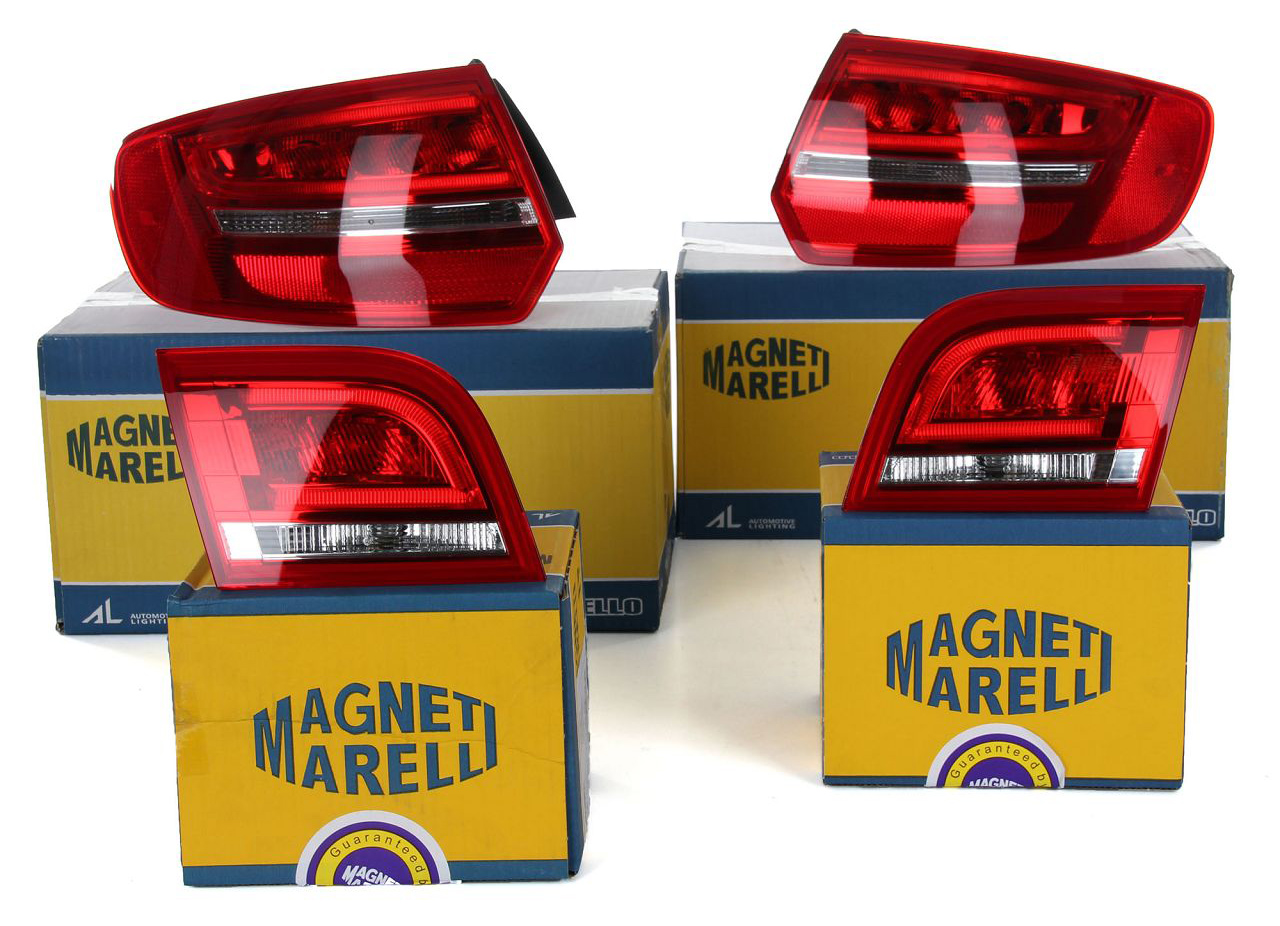 Magneti Marelli Audi A3 8PA Sportback taillights 4 pieces